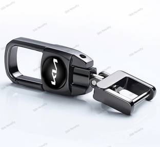 Sbb Novelty Black Color Fob Key Heavy Duty Keychain for all K-I-A Model Car Key Chain Key Chain