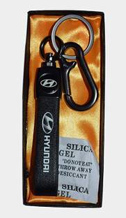 KYOP HYUNDAI LEATHER KEYCHAIN की चेन