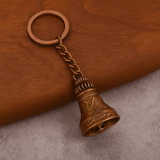 Zuno Guardian Bell Keychain Tibetan Bell Good Luck Temple Key Chain