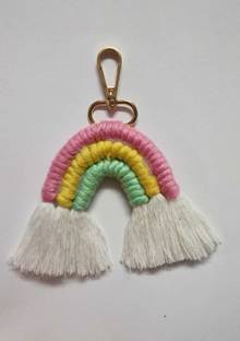 Kalasri Macrame rainbow Key Chain