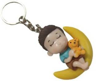 Engineer Infra Solution Boy Moon Design Cute Couple keychain & Keyring Key Chain