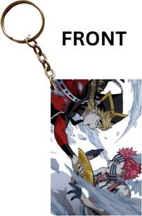 Hariyaali Enterprises LLP Demons slayer A Fight Of AKAZA AND DOMA Key Chain