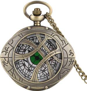 gtrp Metal Dr strange Eye Design Vintage Pocket watch Keychain Key Chain