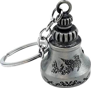 Meeko.com Tibetan Gaurdian Bell Shaped Keyring for men and women Key Chain