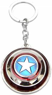 BlankLeaf Captain America Shield Keyring (Multi) Key Chain