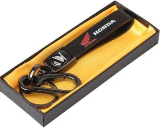 Jainsburys Wings Honda Leather Strip Keychain & Best quality keychain Key Chain