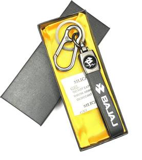 FLAMBE Bajaj Bike Keychain Stainless steel Metal finish Key Chain
