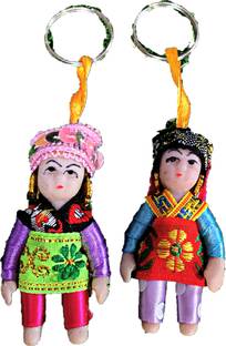 Daayra Unlimited Sikkim Doll Key Chains (set of 2) Key Chain