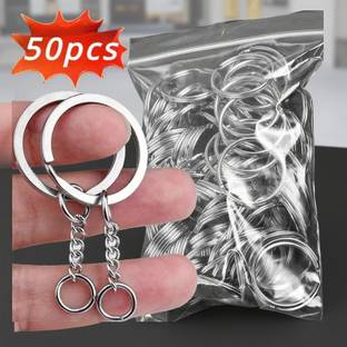 Fanqew 28mm split with connector Key ring set 50. Key Chain