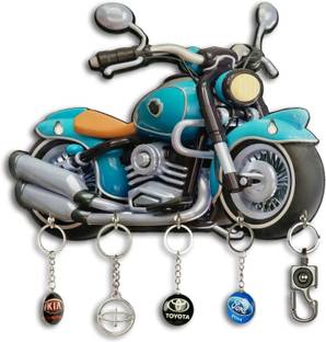 Raptech Key Holder for Home|Wooden Key Stand for Wall|Key Hanger|Key hooks (11402) Wood Key Holder