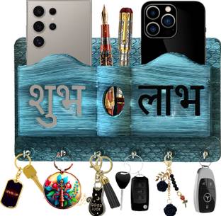 GrabBasket Beautiufl Designer Decorative Wall Hanging Key holder Plastic Key Holder