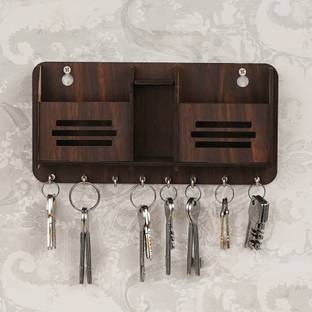 CAPIO ART Yoga Mudra with Mobile Stand Wood Key Holder