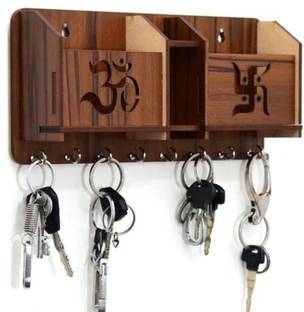 SK PARO Key hanger/key holder/2box mobile stand/pen stand Wood Key Holder