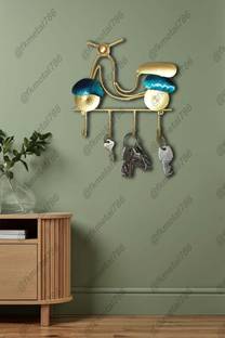 F K Metals Metal Key Hanger Scooter wall hanging Iron Key Holder