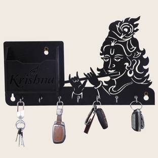 AKAAY krishna key holder Wood Key Holder