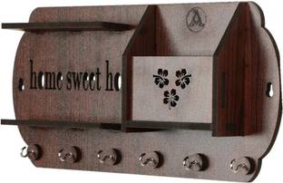 AMTRENDS brown multipurpose unique collection different styles Wood Key Holder