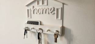 DreamProduct 3d Printed Home Style Key Holder, key organizer Plastic Key Holder