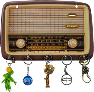 Raptech Key Holder for Home|Wooden Key Stand for Wall|Key Hanger|Key hooks (11390) Wood Key Holder