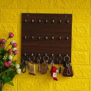 DecorHouse Premium Key Chain Wall Board Hanging Key Stand For Wall Wood Key Holder