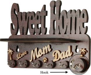 AMTRENDS brown 0034 multipurpose unique collection different styles Wood Key Holder