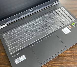 Saco Keyboard Protector Silicone Skin Cover Compatible for HP Victus 16.1-inch FHD Gaming Laptop 16-E1062AX - launch year 2022 Keyboard Skin