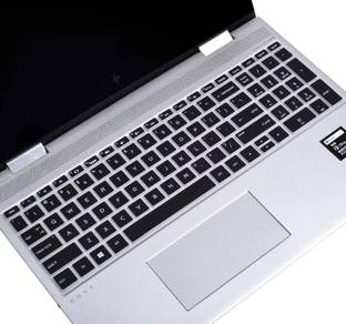 RKLS Keyboard Protector 17.3 Inch Laptop Dust Cover for Envy - Black-798-9 HP 15s-EQ,15s-DU,15s-EY, 15...
