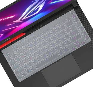 Saco Silicone Skin Keyboard Cover for [Not Fit for 2020 ASUS ROG Strix G15] ASUS ROG Strix G15 G513 G513QR G513QR-ES96 Gaming Laptop 15.6" (2021,2022) Keyboard Skin