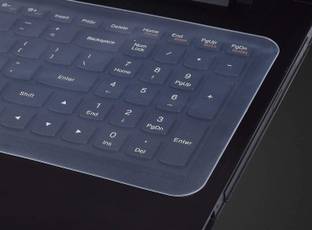 TECHDOT Dust Proof and Washable Ultra Thin Cover Clear Silicon Protector Laptop Keyboard Skin