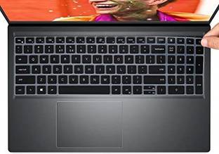 Saco Silicone Keyboard Skin Cover Compatible for Dell Inspiron 3521 15.6 Inch Laptop - launch year 2022 Keyboard Skin