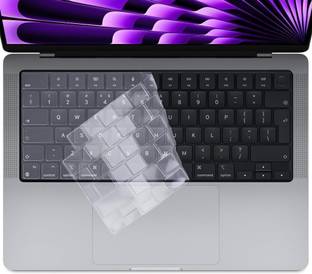 oaky Premium MacBook Pro 14 inch M4 Keyboard Cover 2024 Released M4 Chip Pro Max A3112 A3185 A3401 2024 Touch ID Skin Protector Accessories Protective Keyboard Skin
