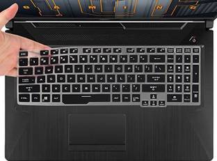 Saco Silicone Skin Keyboard Cover for ASUS TUF A15 TUF506IV TUF506IU 15.6"/F17 FX707 FX707ZM 17.3" Gaming Laptop Keyboard Skin