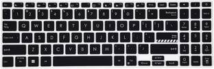 Capsa Black,Silicone Keyboard Cover Skin for Vivobook Pro K571GT 15.6 Inch, ASUS Vivobook Pro 15 M3500 K3500 M6500, Vivobook Pro 16X M7600 N7600 16" Laptop Keyboard Skin