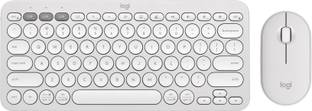 Logitech Pebble 2 Combo Bluetooth Standard Multi-device Keyboard Compatible with Desktop, Laptop, Mac multimedia_keys