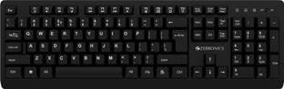 ZEBRONICS Zeb-Companion 116-K Wireless Standard Desktop Keyboard Compatible with Desktop, Laptop