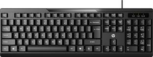 HP AB3C9AA Wired USB Standard Multi-device Keyboard Compatible with Desktop, Laptop, Mac