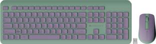 ZEBRONICS Companion 203 Wireless Handheld Desktop Keyboard Compatible with Desktop, Laptop, Mac 2.4GHz Wireless, Copilot AI Key, 12 Multimedia Keys, 1600 DPI, for Windows & Mac
