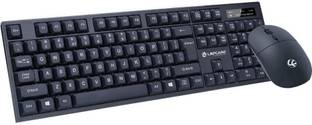 LAPCARE WL-102 Wireless Standard Desktop Keyboard Compatible with Desktop, Laptop, Mac Easy to Use,Plug and Play,Quick, Comfy Durable body