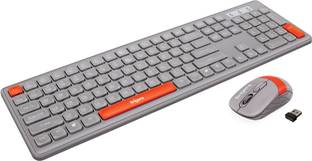 FINGERS Exquisite Combo – Rangeela Series Wireless Standard Desktop Keyboard Compatible with Desktop, Laptop, Mac Exquisite Combo - Rangeela Series