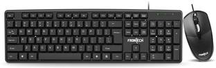 Frontech KB-0012 Wired USB Standard Desktop Keyboard Compatible with Desktop, Laptop, Mac