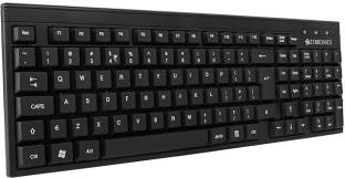 Vintech ZEBRONICS Zeb- K35 USB Wired Keyboard with Rupee Key,Spill-Proof and Slim Design Wired USB Desktop Keyboard