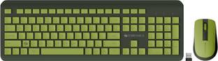 ZEBRONICS Zeb-Companion 203 Wireless Standard Desktop Keyboard Compatible with Desktop, Mac 2.4GHz Wireless, Copilot AI Key, 12 Multimedia Keys, 1600 DPI, for Windows & Mac�