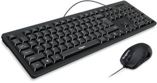 FINGERS Marvel Combo With Mouse Wired USB Standard Desktop Keyboard Compatible with Desktop, Laptop, Tablet, iPad, Mac multimedia_keys,Marvel Combo With Mouse
