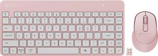 ZEBRONICS Companion 201 Wireless Standard Desktop Keyboard Compatible with Desktop, Laptop, Mac 83 Keys, AI Assist Key, 12 Multimedia Keys, 1600 DPI, 3 Buttons Silent Operation