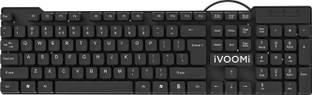 iVoomi Quest + Wired USB Standard Desktop Keyboard Compatible with Desktop, Laptop, Mac stand support,IVOOMI QUEST