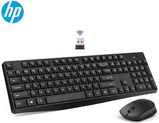 HP CS10 Wireless Keyboard Mouse Combo Wireless Standard Desktop Keyboard Compatible with Desktop, Laptop, Mac stand support,multimedia_keys,CS10 Wireless Keyboard Mouse Combo