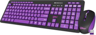 ZEBRONICS Zeb DC JOKER edition COMPANION 500 Wireless combo with Silent use Wireless Standard Desktop Keyboard