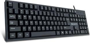 AMKETTE Lexus Neo, Spill-Resistant Design, UV-Coated, Long-Lasting, Anti-Fade Keys Wired USB Standard Desktop Keyboard Compatible with Desktop, Laptop