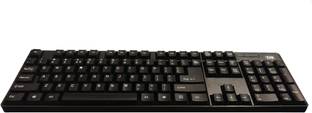 TVS Champ Wired USB Standard Desktop Keyboard Compatible with Desktop, Laptop, Mac Champ