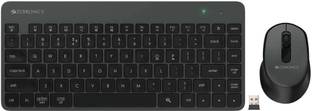 ZEBRONICS Companion 201 Wireless Standard Desktop Keyboard Compatible with Desktop, Laptop, Mac 83 Keys, AI Assist Key, 12 Multimedia Keys, 1600 DPI, 3 Buttons Silent Operation