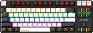 Ant Esports MK4500 Pro TKL I Red Switch 87 Keys Mechanical 2.4G/BT5.0/Wired Wireless Standard Gaming Keyboard Compatible with Desktop, Laptop, Mac multimedia_keys,MK4500 Pro